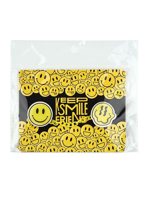 Цена за 2 шт. Значки на цепочке Смайл, 13?10 см, набор 2 шт.