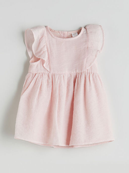 K?z Bebek M?slin Elbise ve Ta? 2li