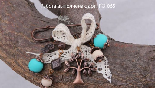 Zlatka Булавка для подвесок PO-035 3.5 см №04 под бронзу  фото 7