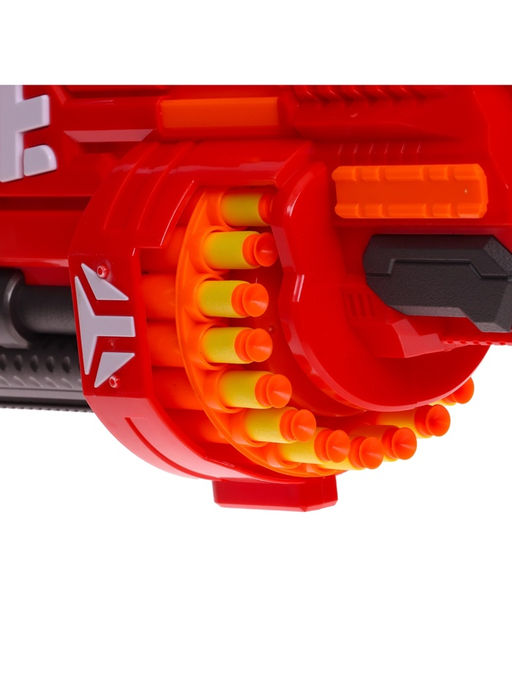 Бластер Огненный, стреляет мягкими пулями, работает на батарейках - Simaland фото 12