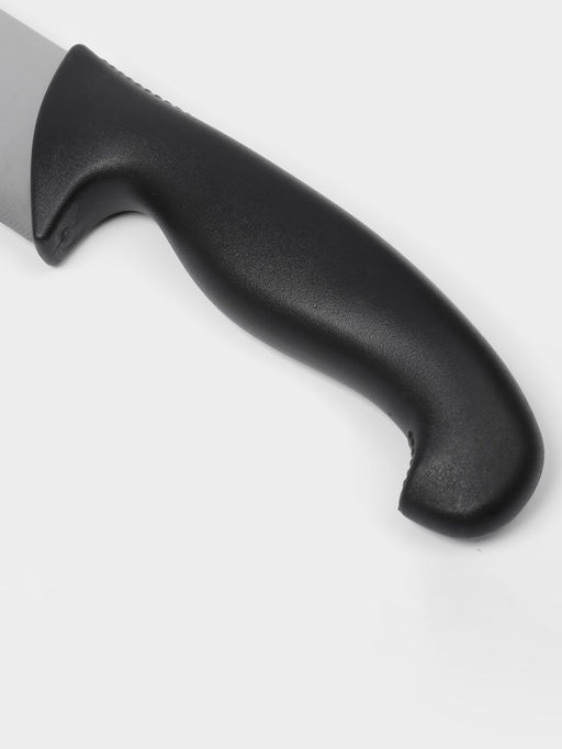 Нож кухонный для донер-кебаба Sharp, лезвие 38 см, нержавеющая сталь, чёрная ручка - Simaland фото 4