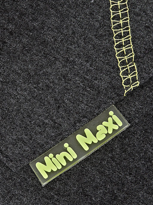 Брюки на резинке с подворотом UD 7333 черн.меланж - Mini maxi фото 8