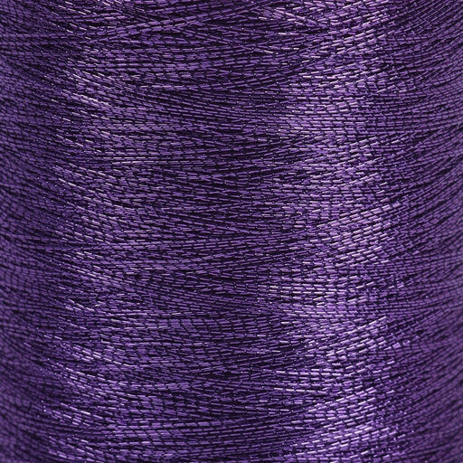 Нитки металлизированные, 91±1 м, набор 6 шт., фиолетовые