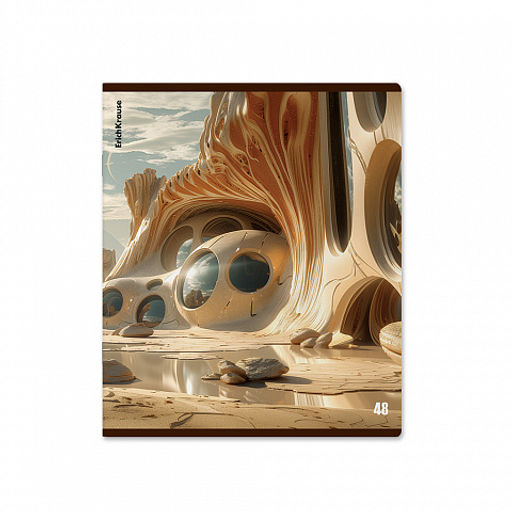 Цена за 5 шт. Тетрадь общая ученическая ErichKrause Dune, 48 листов, матовая ламинация, клетка_MIX-PACK  фото 6