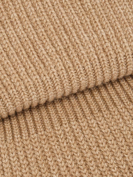 Шапка жен. шерсть+акр LB-N88044 beige melange - Labbra фото 4