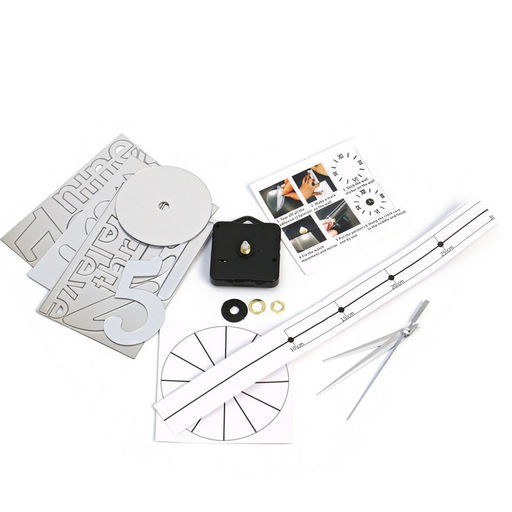 Часы настенные интерьерные «Эмин», 3D, наклейка, d=50 см, цифры 7.5×5 см