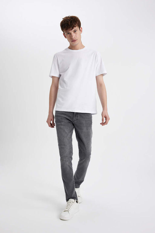 Джинсовые брюки скинни Carlo очень узкого кроя с нормальной талией и очень узкими штанинами - Defacto фото 2