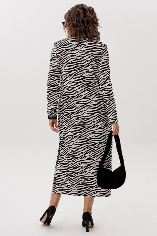 Платье ANELLI 1755 Черно-белое кино