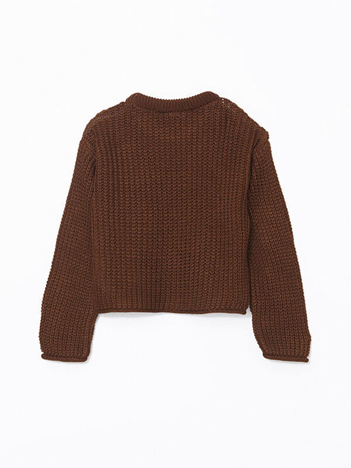 Bisiklet Yaka K?z ?ocuk Triko Kazak - Waikiki фото 3