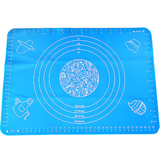 30495-2 Коврик силикон 38х28см. голубой MB (х72) - Mayer&boch фото 2