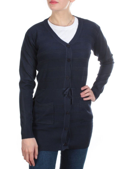 8508 Кардиган женский (80% хлопок, 20% anti-pillfibre) - Фабричный китай фото 5