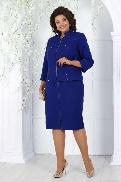 Платье Ninele 7431-Р темно-синий - Mira fashion фото 1080