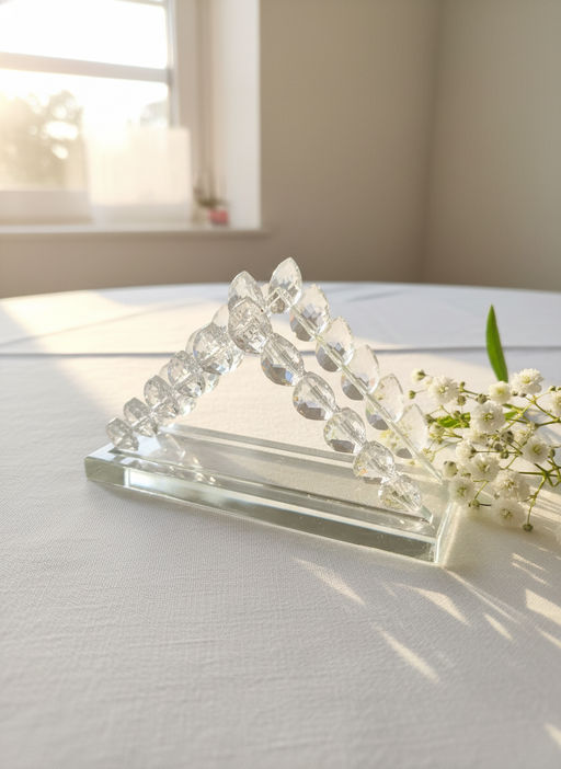 Салфетница капли стеклянная OLS-6797-21