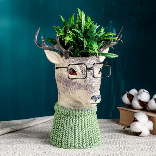 Ваза «Олень в очках», 22×15×26 см