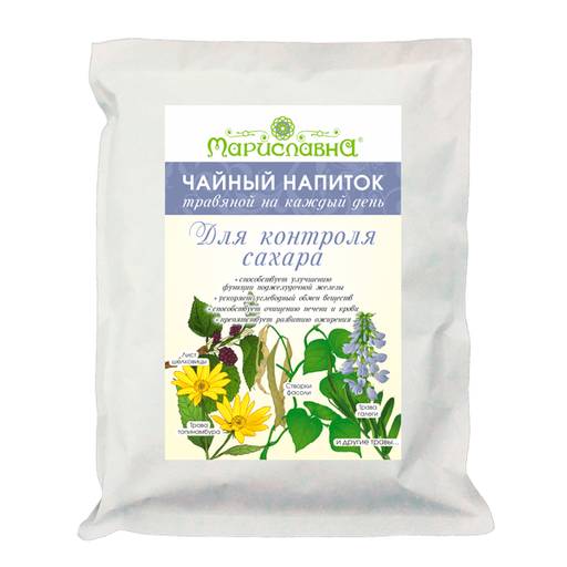 Для контроля сахара, фиточай на каждый день