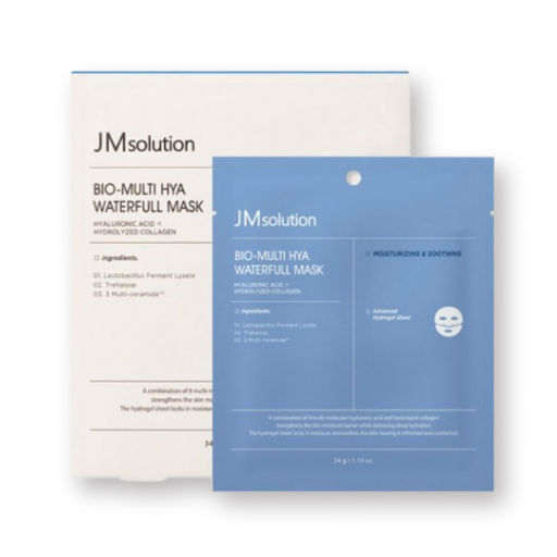 JMsolution Bio Multi Hya Waterfull Mask, 34g*1ea - Гидрогелевая маска с гиалуроновой кислотой
