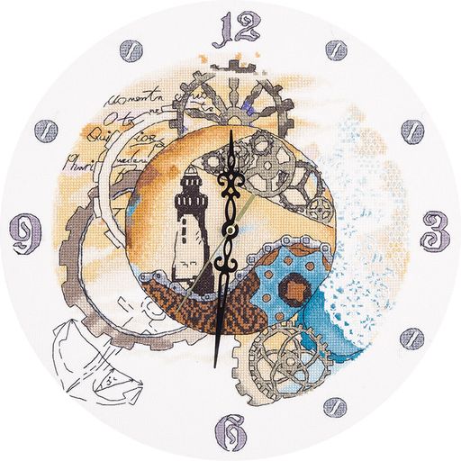 Набор для вышивания PANNA CH-1939 Механическое время 31.5 х 31.5 см