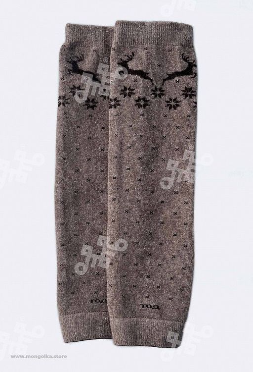 Гетры из монгольской шерсти (арт. 01262) - Тод оймс ххк фото 2