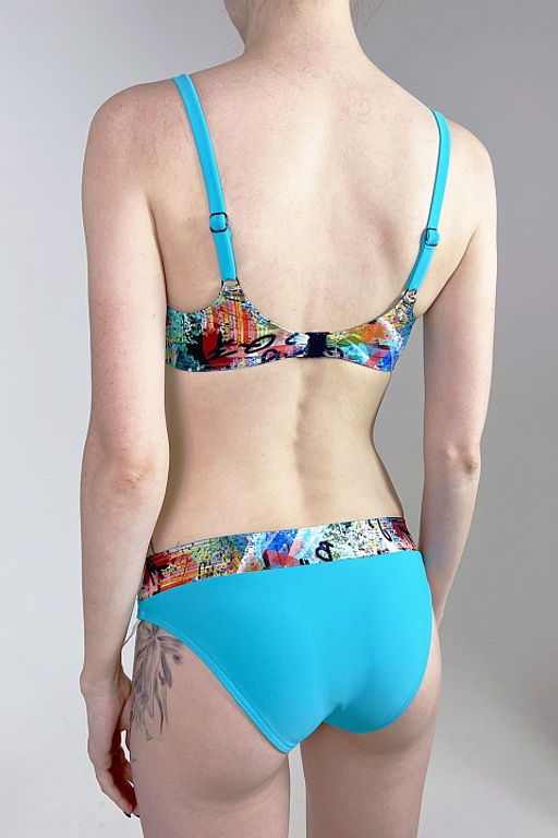 Купальник Kim 1206 Multicolor-Azure