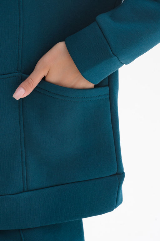 толстовка свитшот Футер 3-х нитка начес - Solo mio фото 6