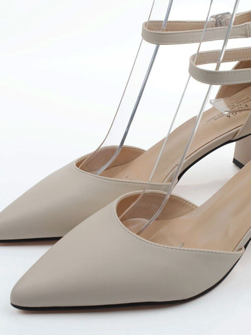 06-HDP1168-9 GRAY/BEIGE Туфли летние женские (натуральная кожа)