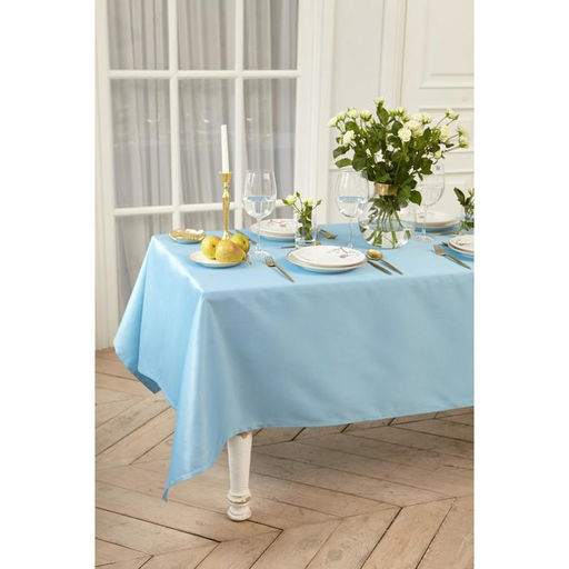 Скатерть Этель Elegance 150*220 +/-3см, цв.серо-синий, пл. 192 г/м2, хл с ВГМО  фото 6