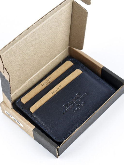 Мужской кожаный кардхолдер (кредитница) Dierhoff Д 6024-923/Р - Sergio valentini фото 4
