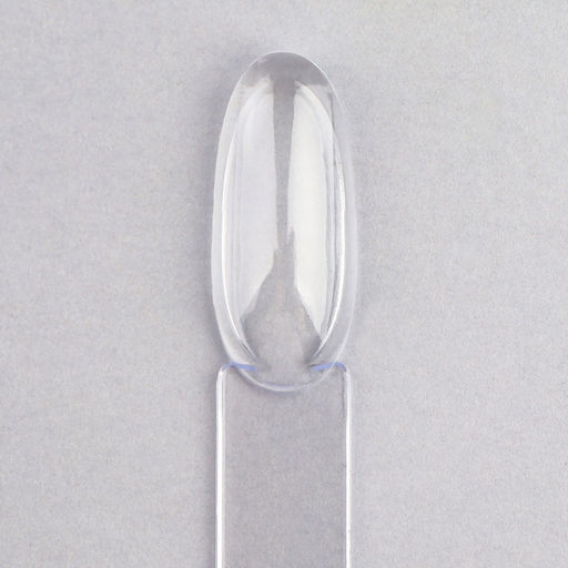 Палитра для лаков на кольце, 50 ногтей, форма овал, прозрачная