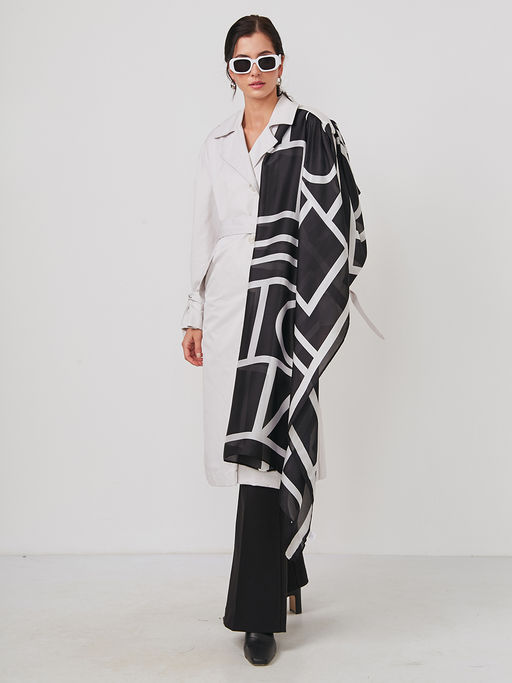 Большой, мягкий, тонкий и очень нежный двусторонний палантин - Tantino фото 3