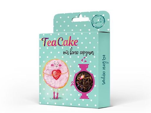 Камлёвъ Чайный тортик "TeaCake От Всего Сердца", 50 г