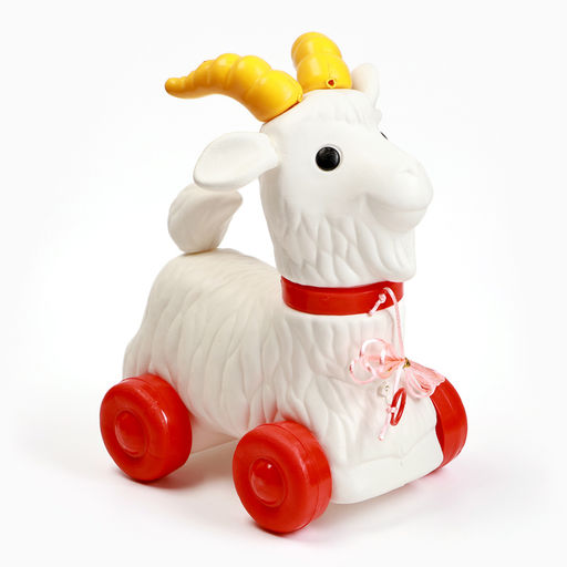 Каталка детская «Козлик» на верёвочке