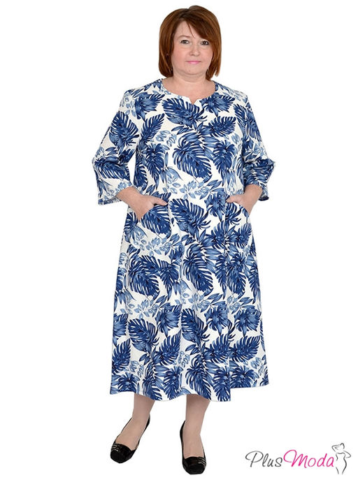 Платье Модель №598 размеры 44-82 - Plusmoda фото 3