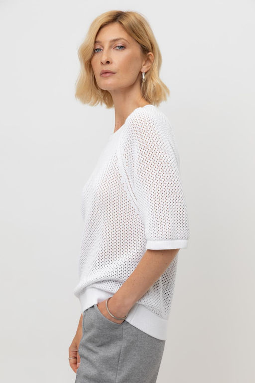 ЕВ 30207/белый джемпер жен