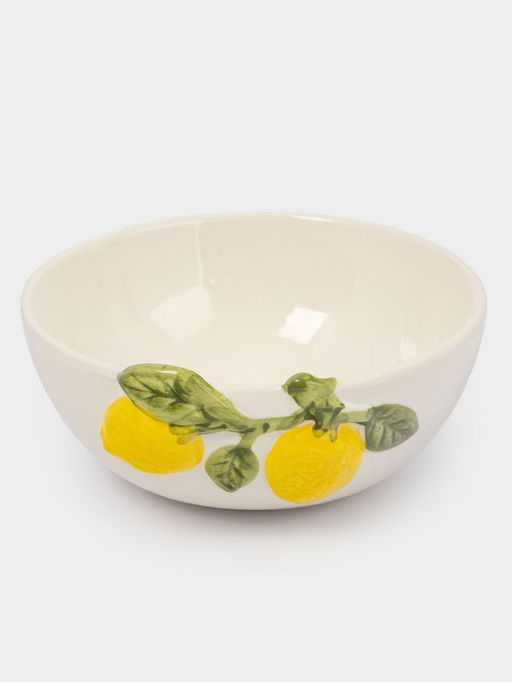 Салатник, 16х7 см, 700 мл, фарфор P, молочный, Лимоны, Limoncello - Anna lafarg фото 7