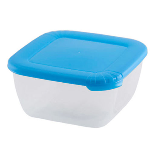 Контейнер для продуктов пластмассовый "Лайт" 0,46л, 12х12х5,5см, подходит для СВЧ (Россия)