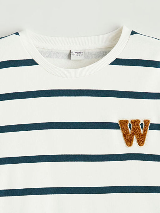 ?izgili Erkek ?ocuk Kal?n Sweatshirt