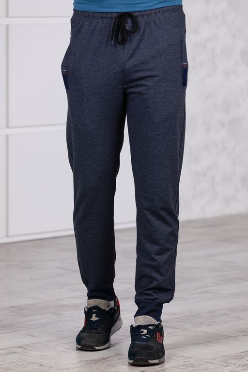 Брюки спортивные 
 3.MM141B-синий