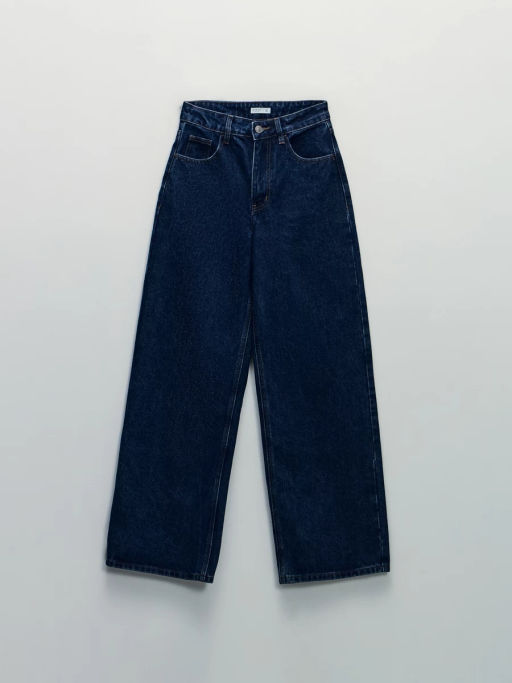 Джинсы wide leg с высокой посадкой / Zarina  фото 7