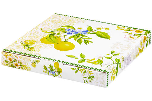 Блюдо-этажерка 3-х ярусная Лимоны 27*27*34 см NEW BONE CHINA - Elan gallery фото 4