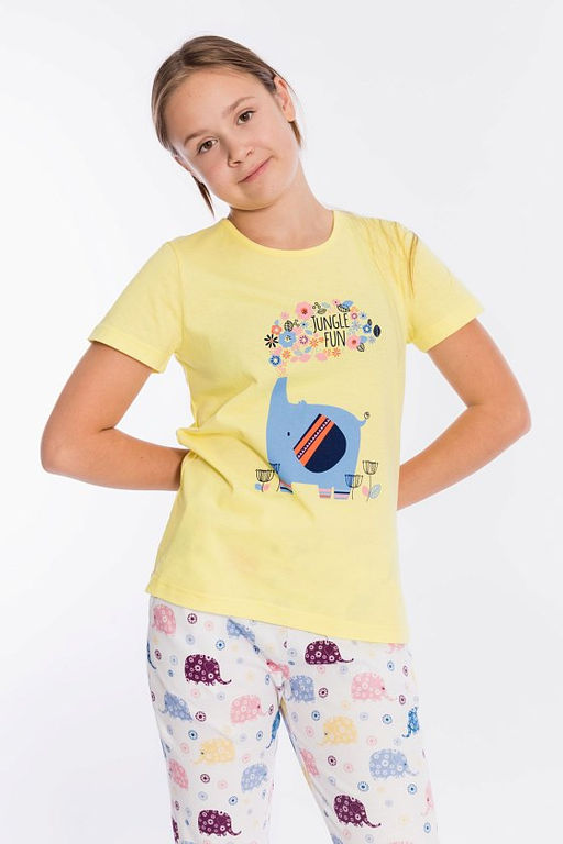 Костюм футб и брюки М222042Па Желтый - Елена фото 5