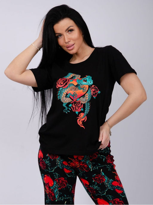 Пижама "Джису 2" брюки, трикотаж