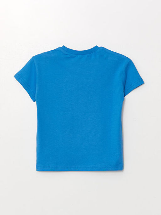 Bisiklet Yaka K?sa Kollu Bask?l? Erkek Bebek Ti??rt - Waikiki фото 2