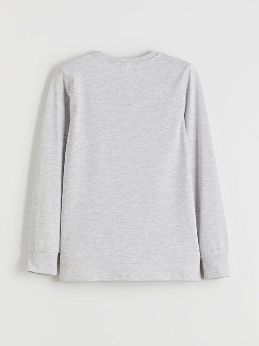 Bisiklet Yaka Tokyo Bask?l? Erkek ?ocuk Pijama ?st