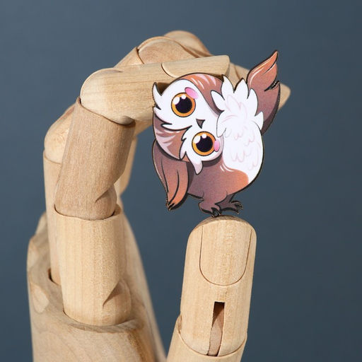 Цена за 2 шт. Значок деревянный Талисман на успех, 4?3.5 см