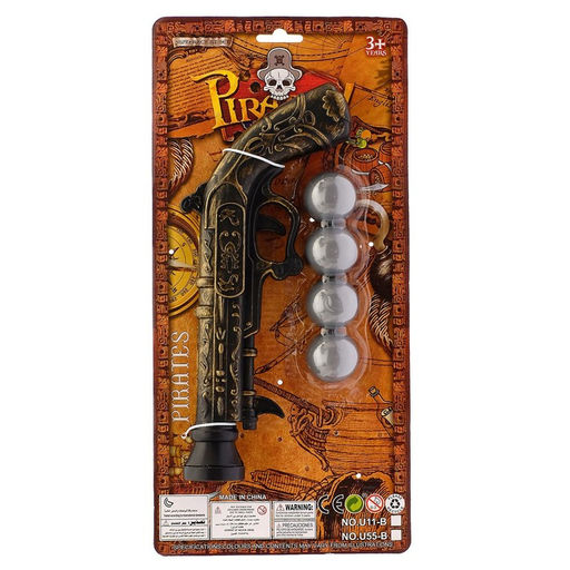 Пистолет Пиратский мушкет, стреляет шарами - Simaland фото 4