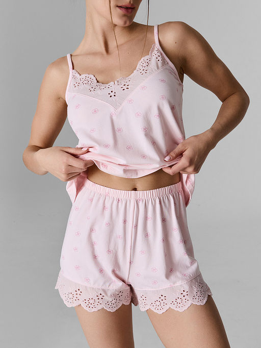 Комплект домашний женский розовый - Mark formelle фото 3