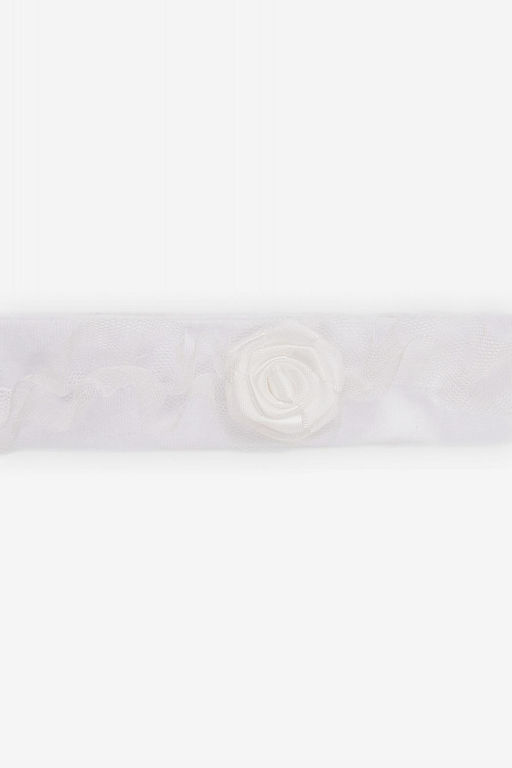 К 8173/белый повязка на голову для дев