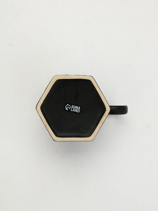 Кружка чайная керамическая 100% мужик, 400 мл