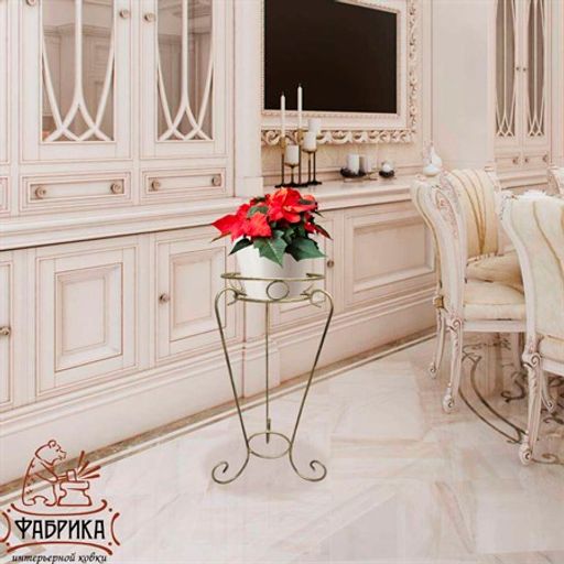 Подставка для цветов Классика 10-201 - Фабрика интерьерной ковки фото 2