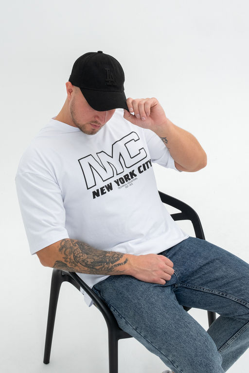 Футболка мужская 8507/1 оверсайз